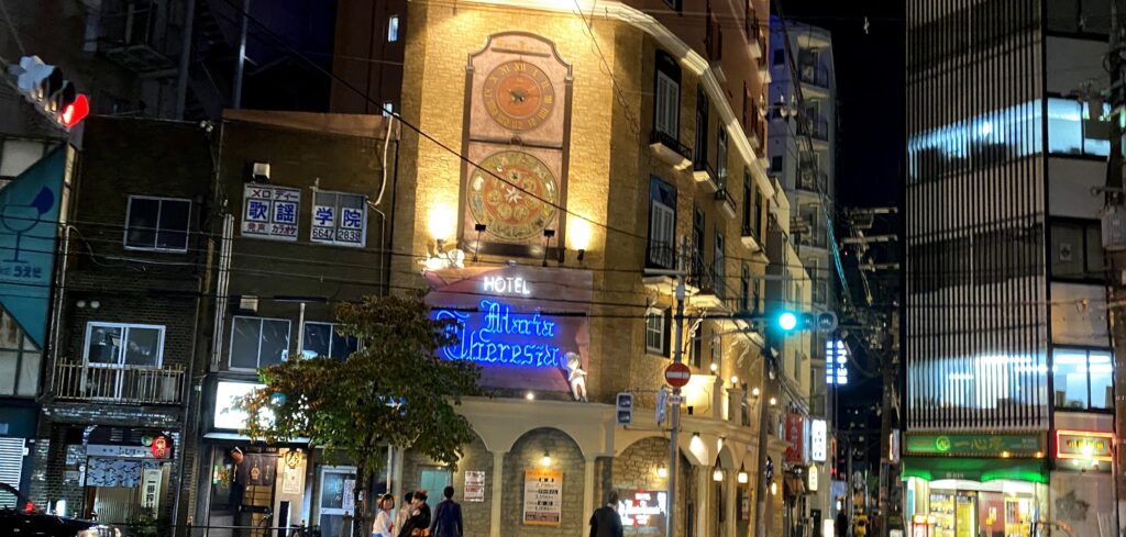 近鉄難波駅裏のホテル街